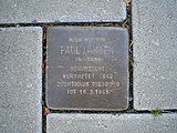 Stolperstein for Paul Langen, placed in 2010