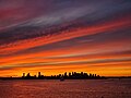 Boston skyline from Spectacle Island