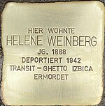 Stolperstein für Helene Weinberg