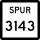 State Highway Spur 3143 marker