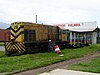 Passenger train in La Ceiba on January 11, 2005