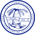 Pasifik Adaları Vesayet Bölgesi arması (1965-1981)