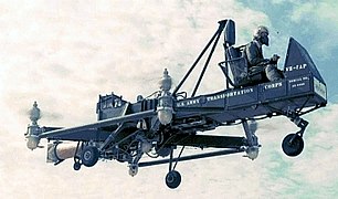 Die als Quadrocopter ausgelegte Curtiss-Wright VZ-7
