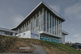 Modernist Alfheim swimming pool in Tromsø from Jan Inge Hovig.