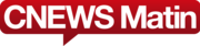 Old logo of CNews Matin from 27 February 2017 to 1 December 2017. Images appear to only be on FR WP