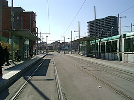 Station in aanbouw