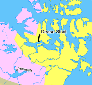 Lage der Dease Strait