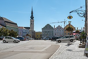 Marktplatz von Obernberg