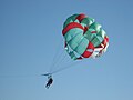 Two-man parasail in Yucatan, Mexico