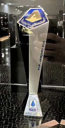 Trophäe der Auszeichnung im Museum von Cristiano Ronaldo.