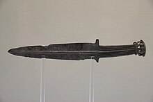Dagger with a decorative pommel