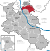 Lage der Gemeinde Wendelstein im Landkreis Roth