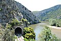 Railway tunnel by the Nestos river