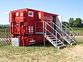 WC-Container der Niederösterreichischen Feuerwehr und Katastrophenschutz am 47. Landestreffen der NÖ Feuerwehrjugend 2019 in Mank, Österreich