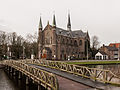 Alkmaar, church (de Sint Josephkerk) with bridge (de Nassaubrug)
