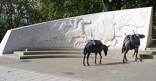 Pomnik Animals in War Memorial