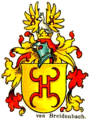 Stammwappen derer von Breidenbach genannt Breidenstein