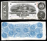 $10 (T59, Sixth Series) (7,420,800 issued)