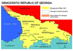 Gürcistan Demokratik Cumhuriyeti, 1921