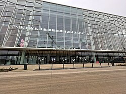 The Henri Moisson Centre, in 2024. It hosts the Faculty of Medicine and the departments of Biology and Chemistry of the Faculty of Sciences.