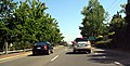 Foothill Expressway, approaching El Monte Road, before the 2021 widening project