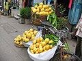 Guntur, Hindistan'da satılan Banganpalli mangoları