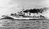 The three black bands on Imogen's aft funnel show that she is assigned to the 3rd Destroyer Flotilla