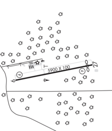 Location of Northeast Ohio Regional Airport