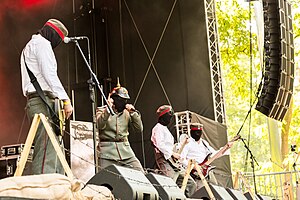 Kanonenfieber performing at Rock unter den Eichen in 2022