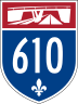 Autoroute 610 marker