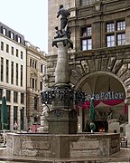 The town hall fountain