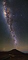 Milky Way pictured above Cerro Paranal.[2]