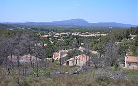 A general view of Prades-le-Lez