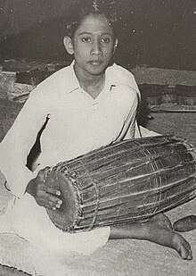 Young L. Shankar on mridangam