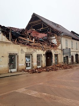 Schade in Petrinja