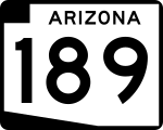 Straßenschild der Arizona State Route 189