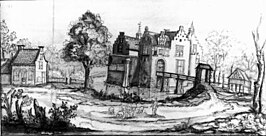 Kasteel Blikkenburg rond 1665 (anonieme tekenaar)