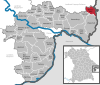 Lage der Gemeinde Breitenberg im Landkreis Passau