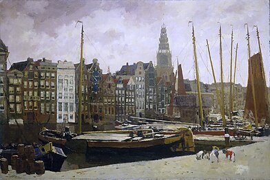 Het Damrak te Amsterdam, 1903