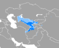 Uzbek Language distribution