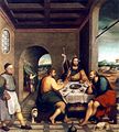 Gemälde „Cena in Emmaus“ von Jacopo Bassano (1537/38) in der Kirche von Cittadella