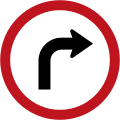 R35-4 Turn right ahead