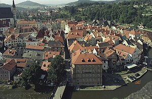 Widok na Stare Miasto z wieży zamkowej