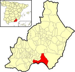 Almería – Mappa