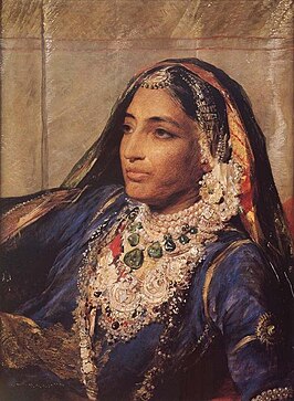 Maharani Jind Kaur, geportretteerd door George Richmond.