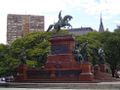 Denkmal auf dem Platz San Martín in Buenos Aires