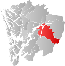 Ullensvang – Mappa