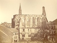 Straßburg, Ruine der Dominikaner-Kirche (Temple Neuf), 1870