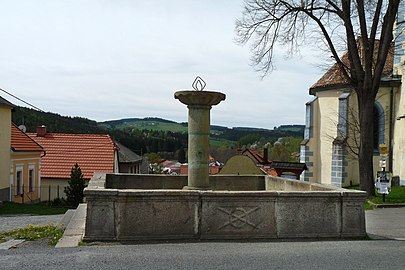 Brunnen auf dem Markt