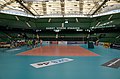 Innenansicht bei der Vorbereitung der Volleyball-Europameisterschaft der Frauen 2013